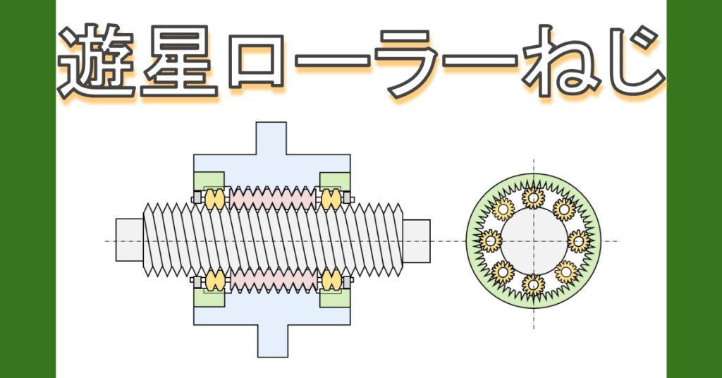 遊星ローラーねじ